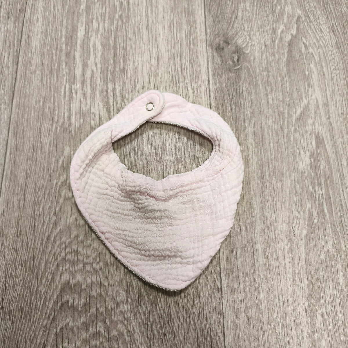 Lily & Dan Baby Dribble Bib Bandana Pink Muslin Snap Cotton Girls