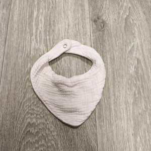 Lily & Dan Baby Dribble Bib Bandana Pink Muslin Snap Cotton Girls