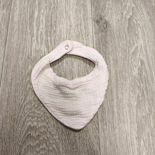 Lily & Dan Baby Dribble Bib Bandana Pink Muslin Snap Cotton Girls