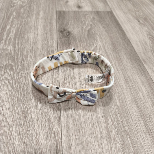 Nutmeg Baby Girls Bow Headband 6-9 Months 100% Cotton Animal Print
