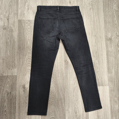Diesel Mens W29 Dark Wash Faded Black Slim Jeans Denim Pants Made In Tunisia