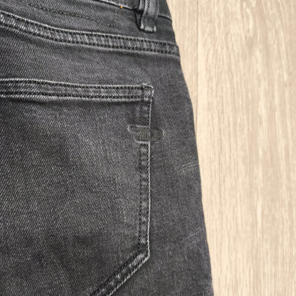Diesel Mens W29 Dark Wash Faded Black Slim Jeans Denim Pants Made In Tunisia