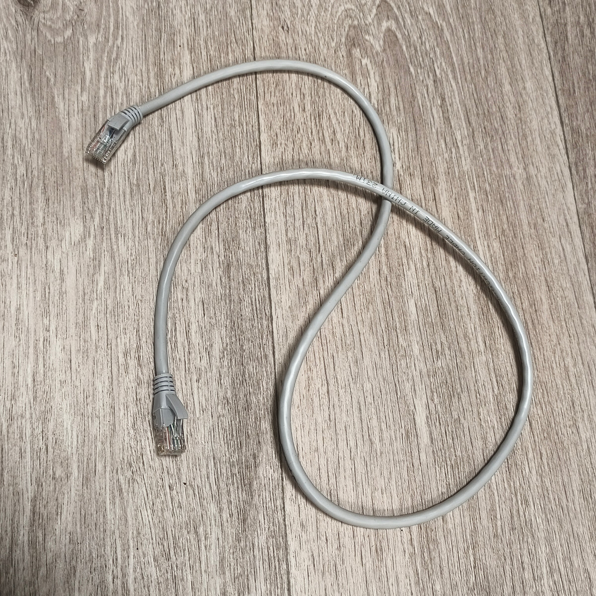 Grey RJ45 Ethernet Cable Network LAN Internet Patch Cord Cable Made in China