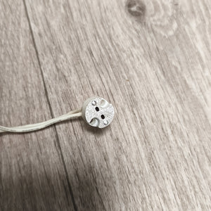 Ceramic Halogen LED Light Bulb Socket Wire Lead Connector Lamp Holder