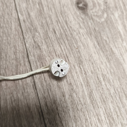 Ceramic Halogen LED Light Bulb Socket Wire Lead Connector Lamp Holder