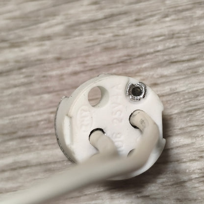 Ceramic Halogen LED Light Bulb Socket Wire Lead Connector Lamp Holder