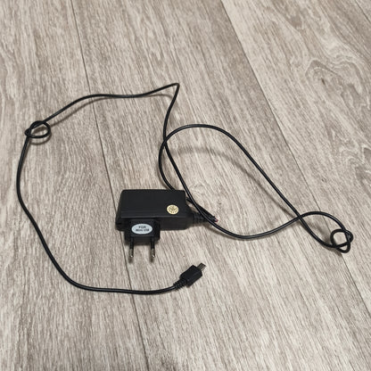 Black EU Plug Micro USB AC Wall Charger Power Adapter Cable Untested