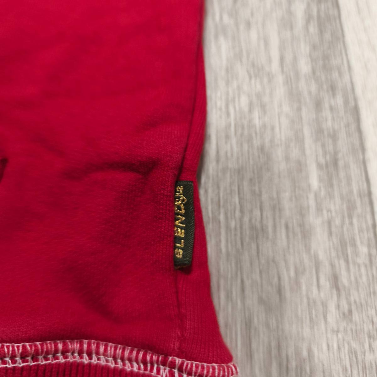 Blend Original Player Red Pullover Hoodie Sweatshirt Size S Womens Y2K