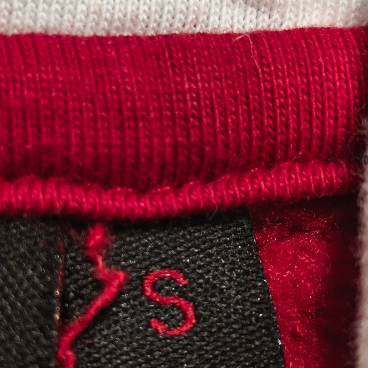 Blend Original Player Red Pullover Hoodie Sweatshirt Size S Womens Y2K