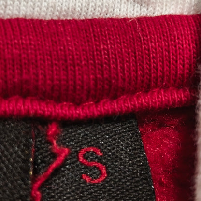 Blend Original Player Red Pullover Hoodie Sweatshirt Size S Womens Y2K