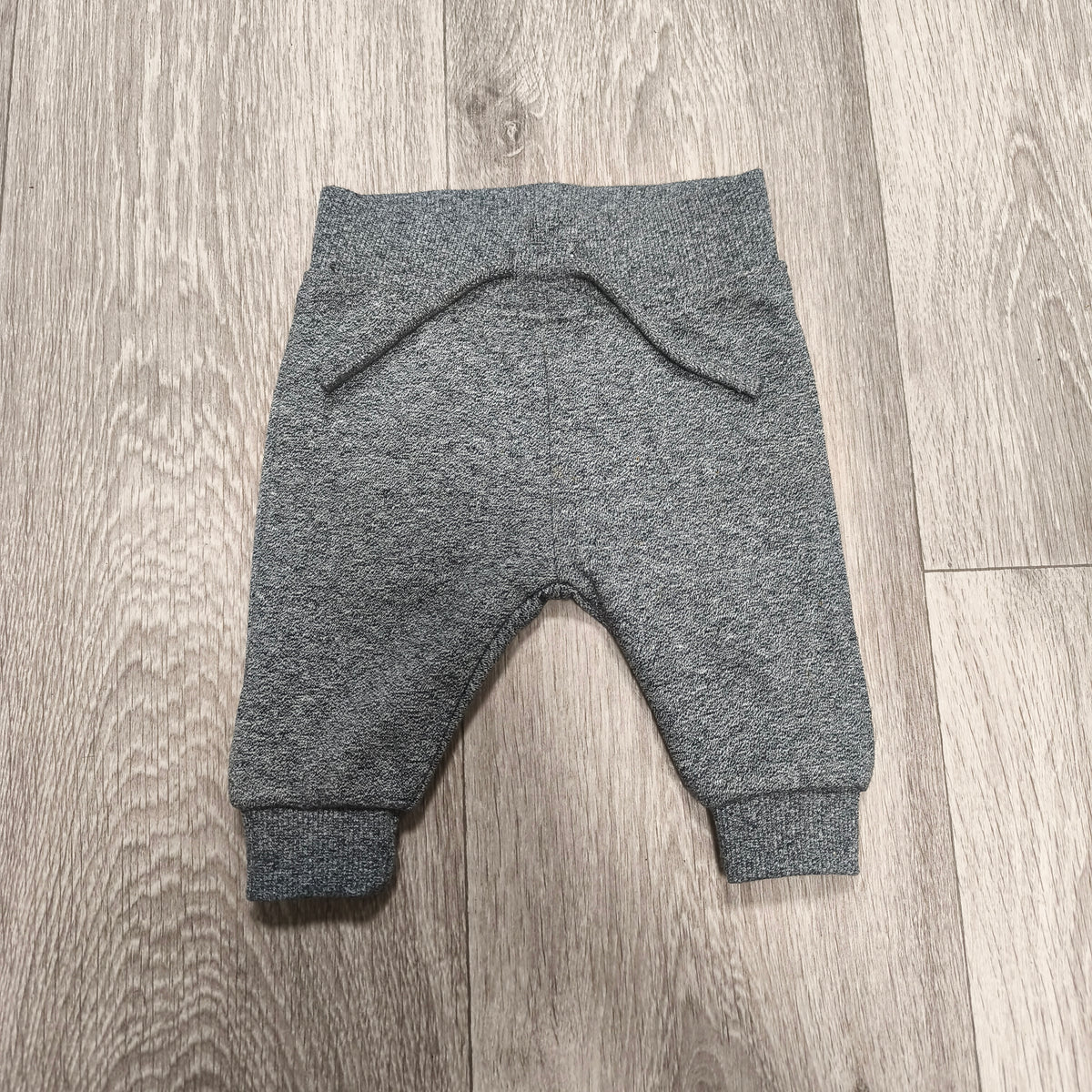 Primark Baby Joggers Sweatpants Pants Grey Melange Elastic Waist 0-3 Months 62cm
