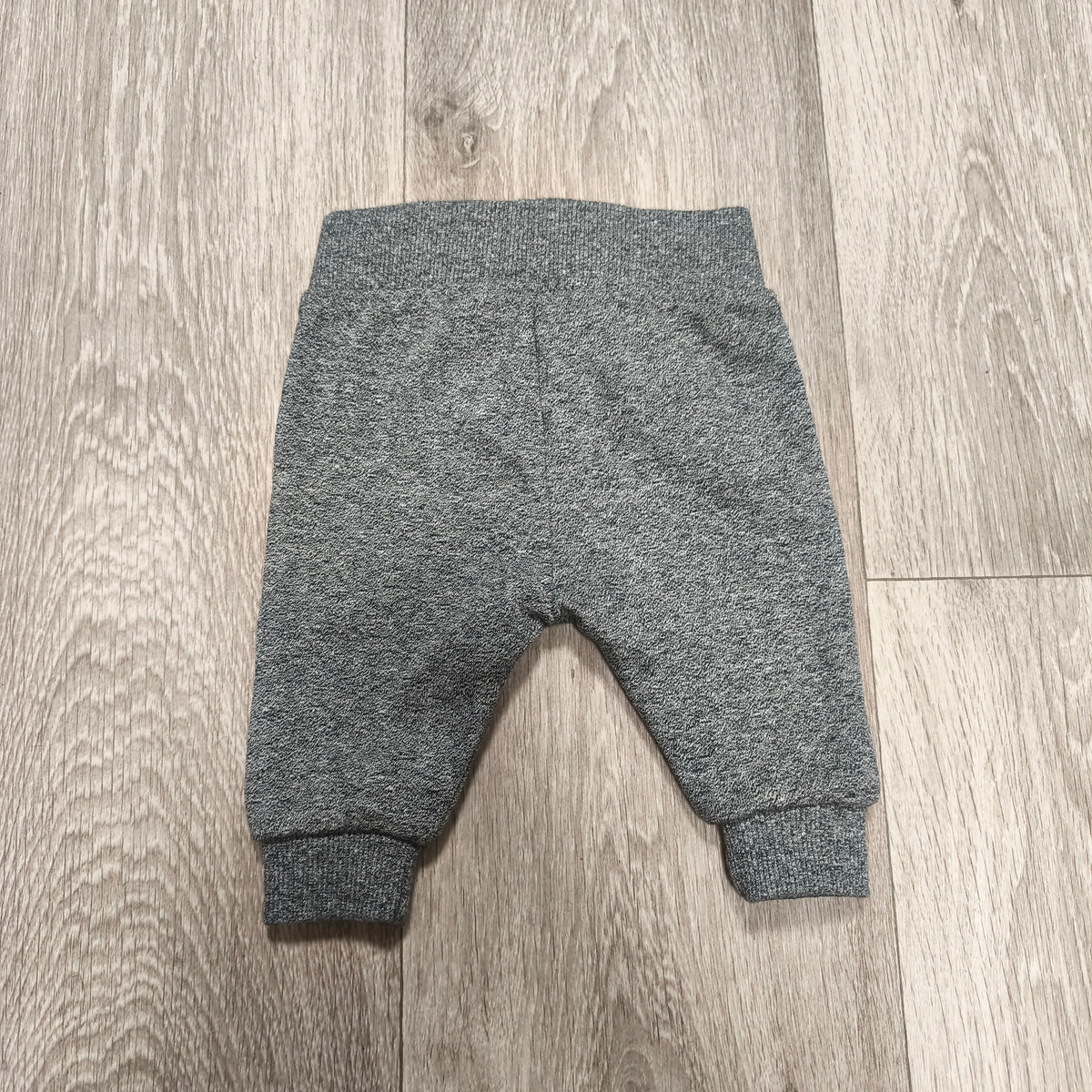Primark Baby Joggers Sweatpants Pants Grey Melange Elastic Waist 0-3 Months 62cm