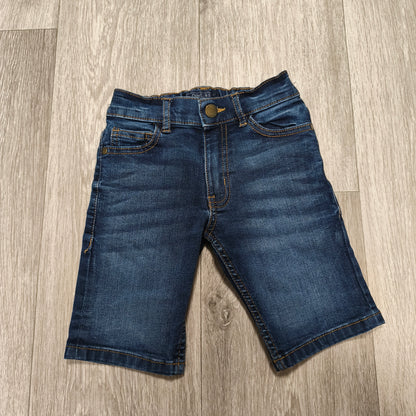 NEXT Boys Blue Denim Shorts Age 5 Years Height 110cm Stretch Cotton Jorts