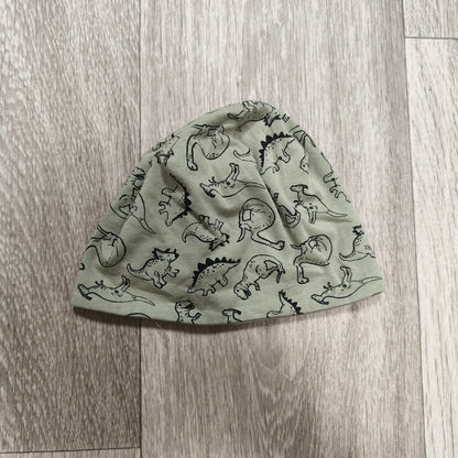 So Cute Baby Toddler Beanie Hat Sage Green Dinosaur Print Size 80/98 12-36 Months