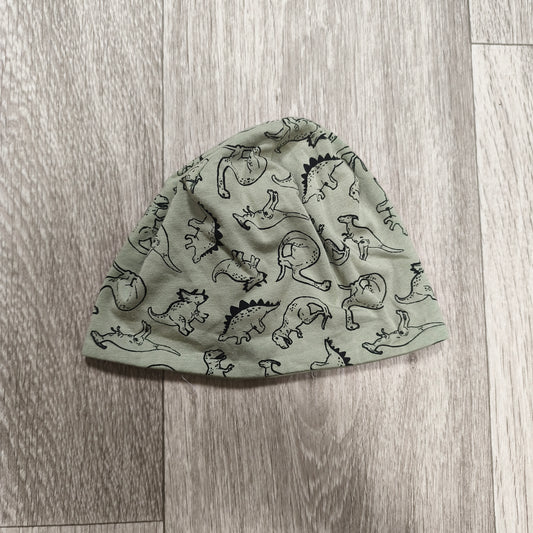 So Cute Baby Toddler Beanie Hat Sage Green Dinosaur Print Size 80/98 12-36 Months