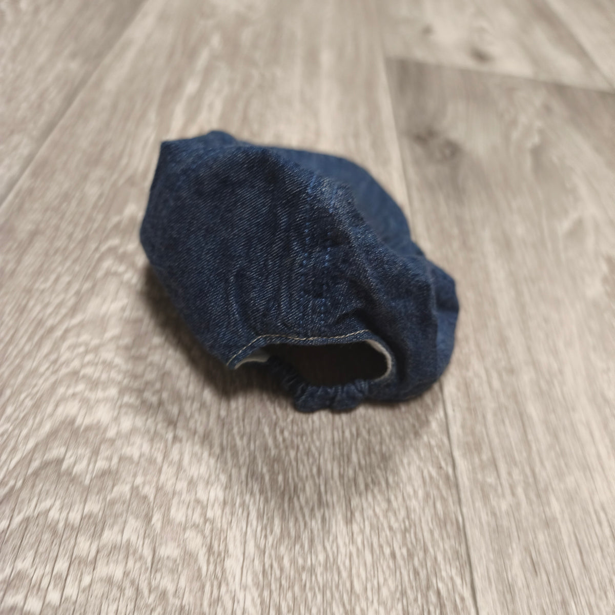Next Baby Blue Denim Flat Cap Newsboy Baker Boy Hat 0-3 Months Cotton