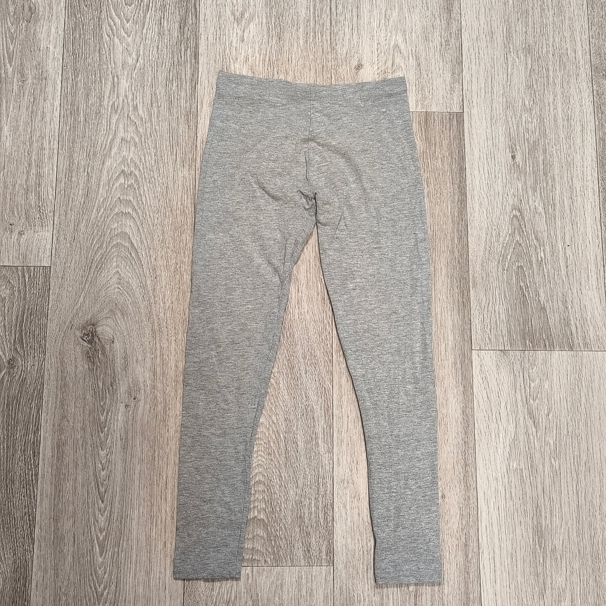 Primark Girls Heather Grey Leggings Size 10-11 Yrs 146cm Stretch Pants Casual