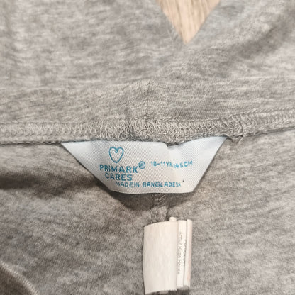 Primark Girls Heather Grey Leggings Size 10-11 Yrs 146cm Stretch Pants Casual
