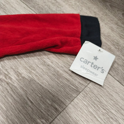 Carter's Boys Size 8 Red Fleece Pajama Top Fire Truck Awesome NWT Sleepwear