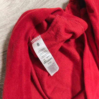 Carter's Boys Size 8 Red Fleece Pajama Top Fire Truck Awesome NWT Sleepwear