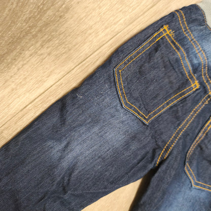 So Cute Baby Toddler Denim Jogger Jeans Elastic Waist Winter Fun Size 86