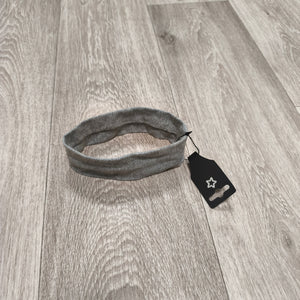 Grey Heather Stretch Jersey Headband Sweatband Hair Accessory New