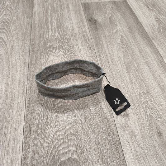 Grey Heather Stretch Jersey Headband Sweatband Hair Accessory New