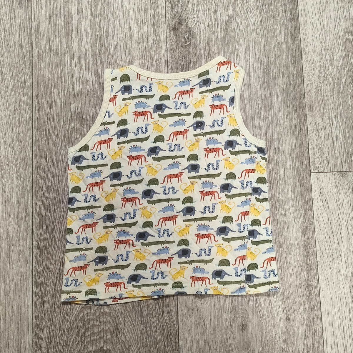 George Boys Animal Print Tank Top Vest Size 3-4 Years 98-104cm Sleeveless Top
