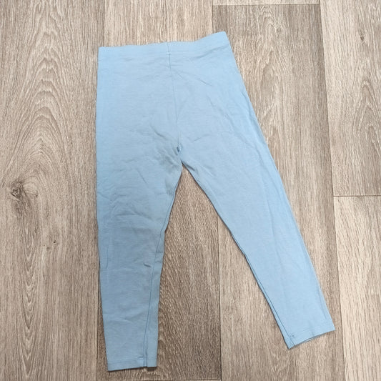 George Girls Light Blue Leggings Pants Age 4-5 Years Height 104-110cm