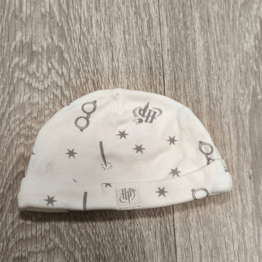 George Harry Potter Baby Beanie Hat White Print 3-6 Months 62-68cm