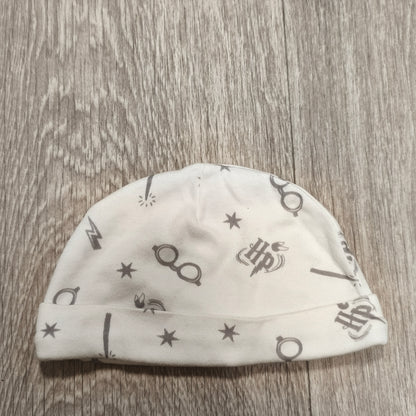 George Harry Potter Baby Beanie Hat White Print 3-6 Months 62-68cm