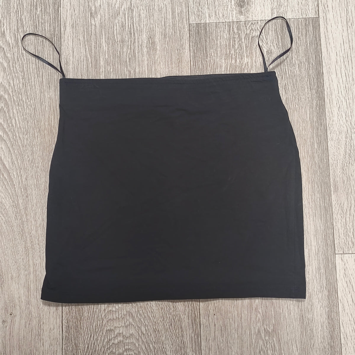 George G21 Women Black Mini Skirt Stretch Bodycon Size UK 8 EUR 36 Short Fitted