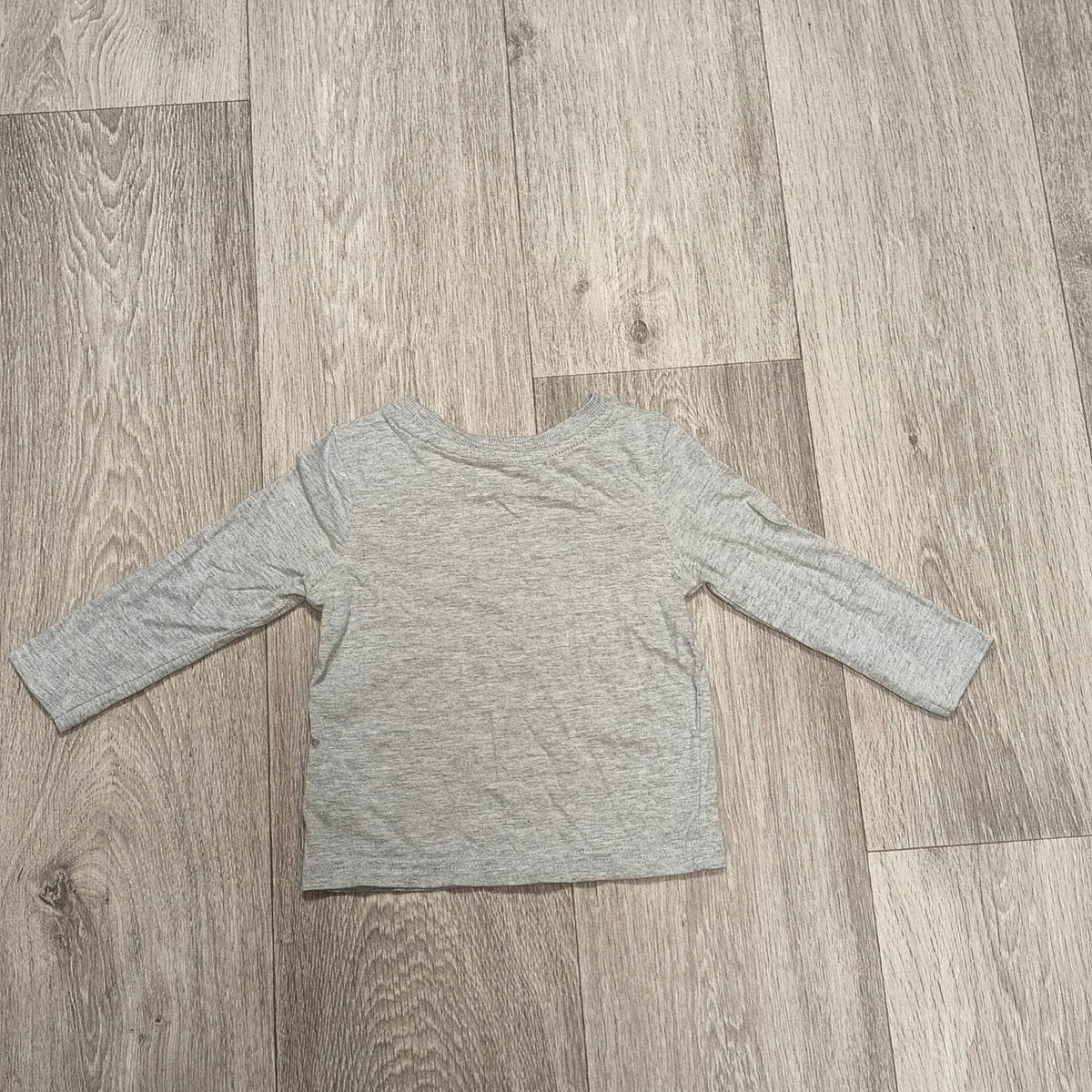 George Baby Boys Grey Long Sleeve Dinosaur T-Shirt Size 1-1.5 Years 80-86 cm