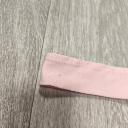 Pink Bow Headband Soft Stretchy Fabric Hair Band Wrap Knot Headware Accent