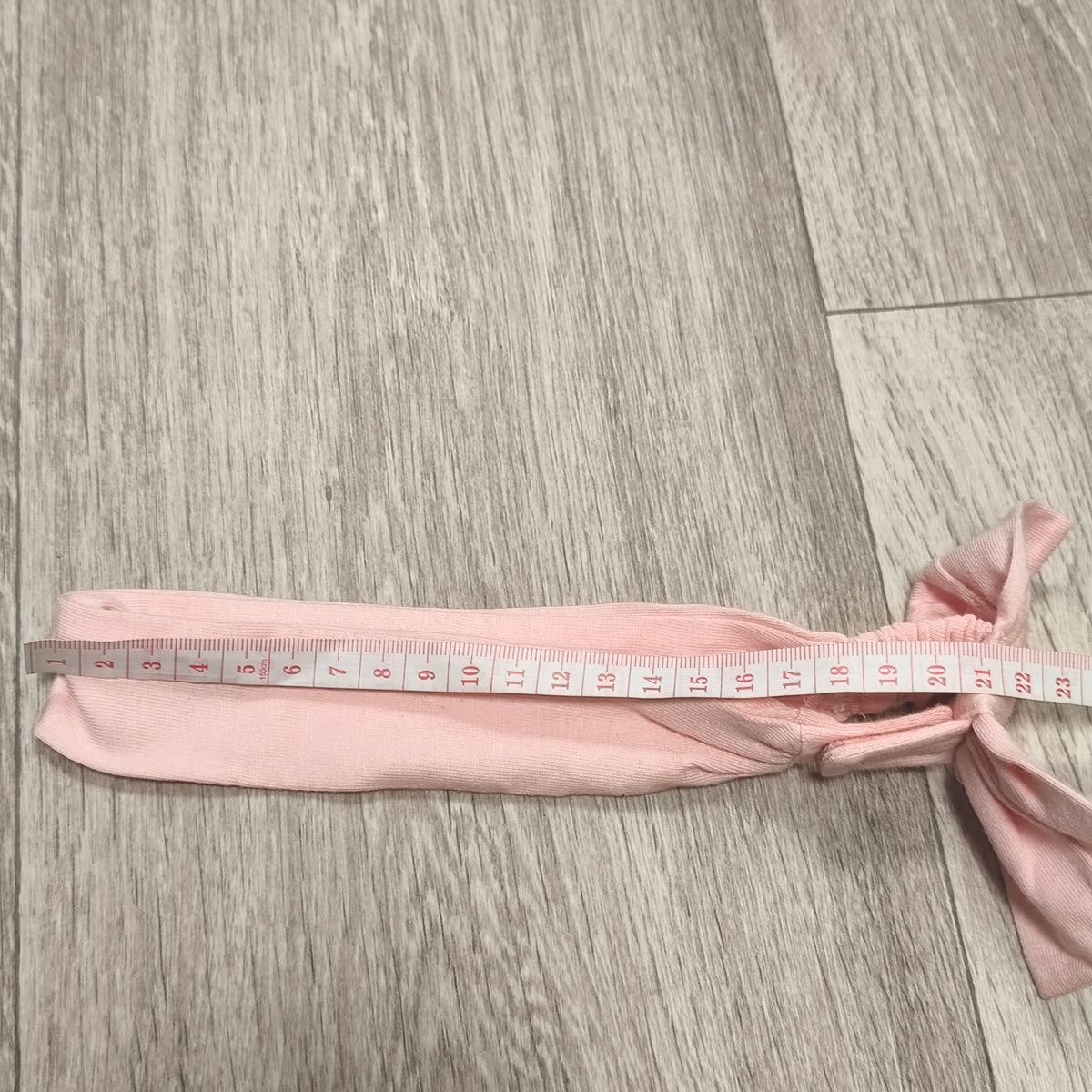 Pink Bow Headband Soft Stretchy Fabric Hair Band Wrap Knot Headware Accent