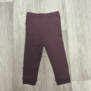 Nutmeg Baby Girls Boys Purple Cotton Leggings Pants Trousers 18-24 Months 92cm