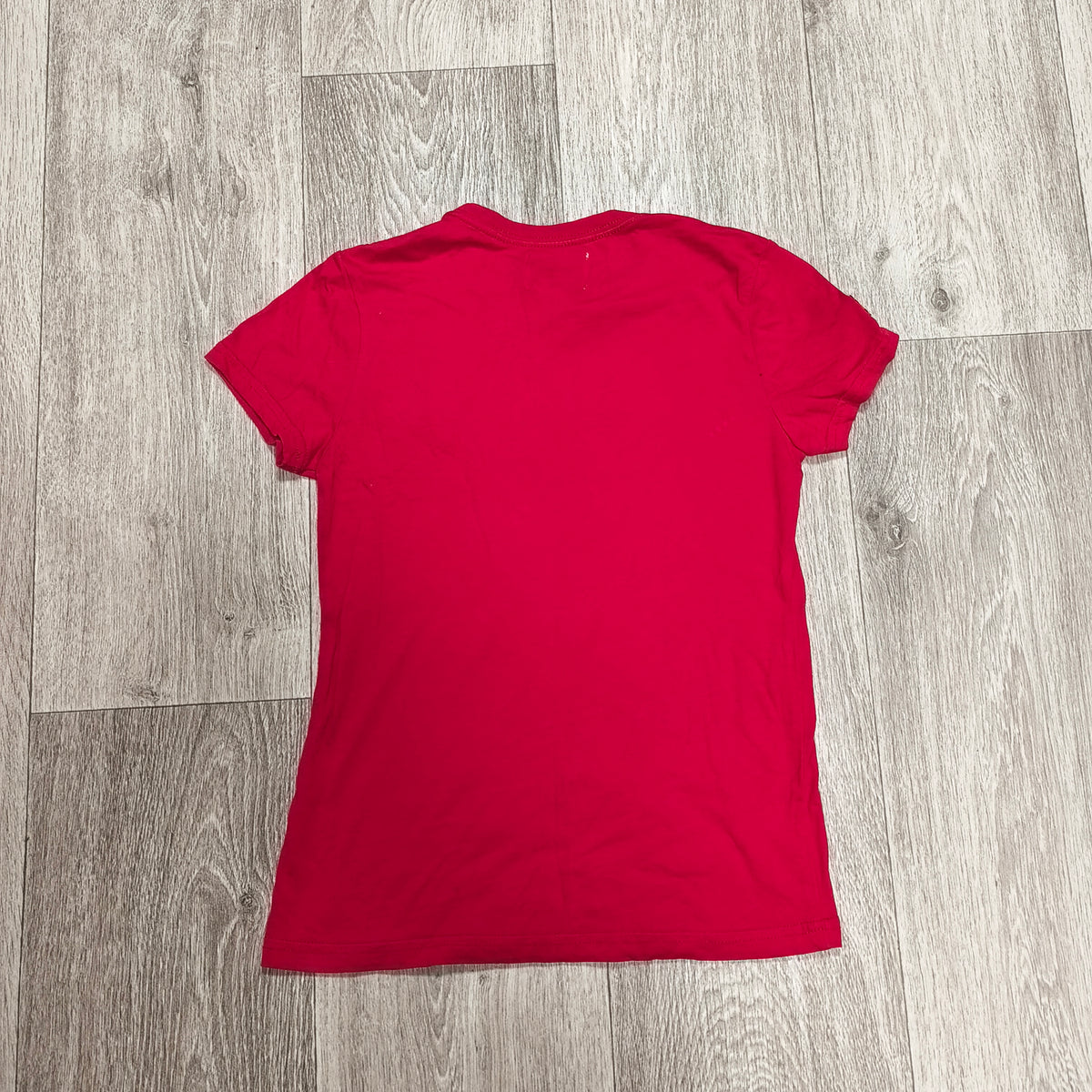 Hudson's Bay Canada Olympic Team Girls Red Graphic T-Shirt Size 10/12 Cotton