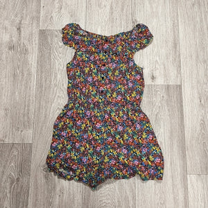 Next Girls Floral Romper Playsuit 12 Years 152cm Off Shoulder Viscose Summer