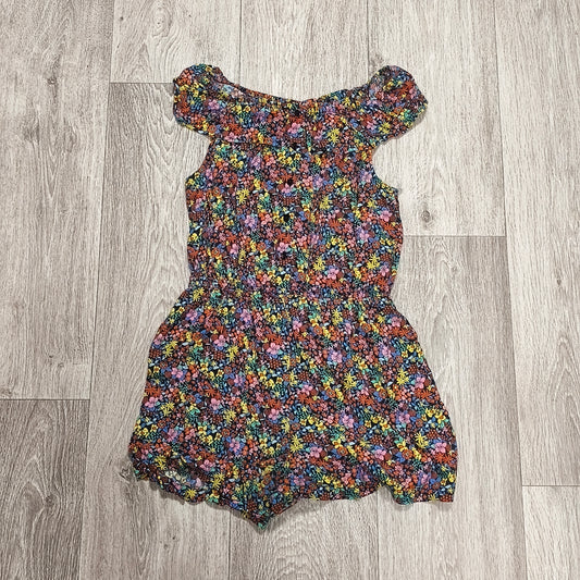 Next Girls Floral Romper Playsuit 12 Years 152cm Off Shoulder Viscose Summer