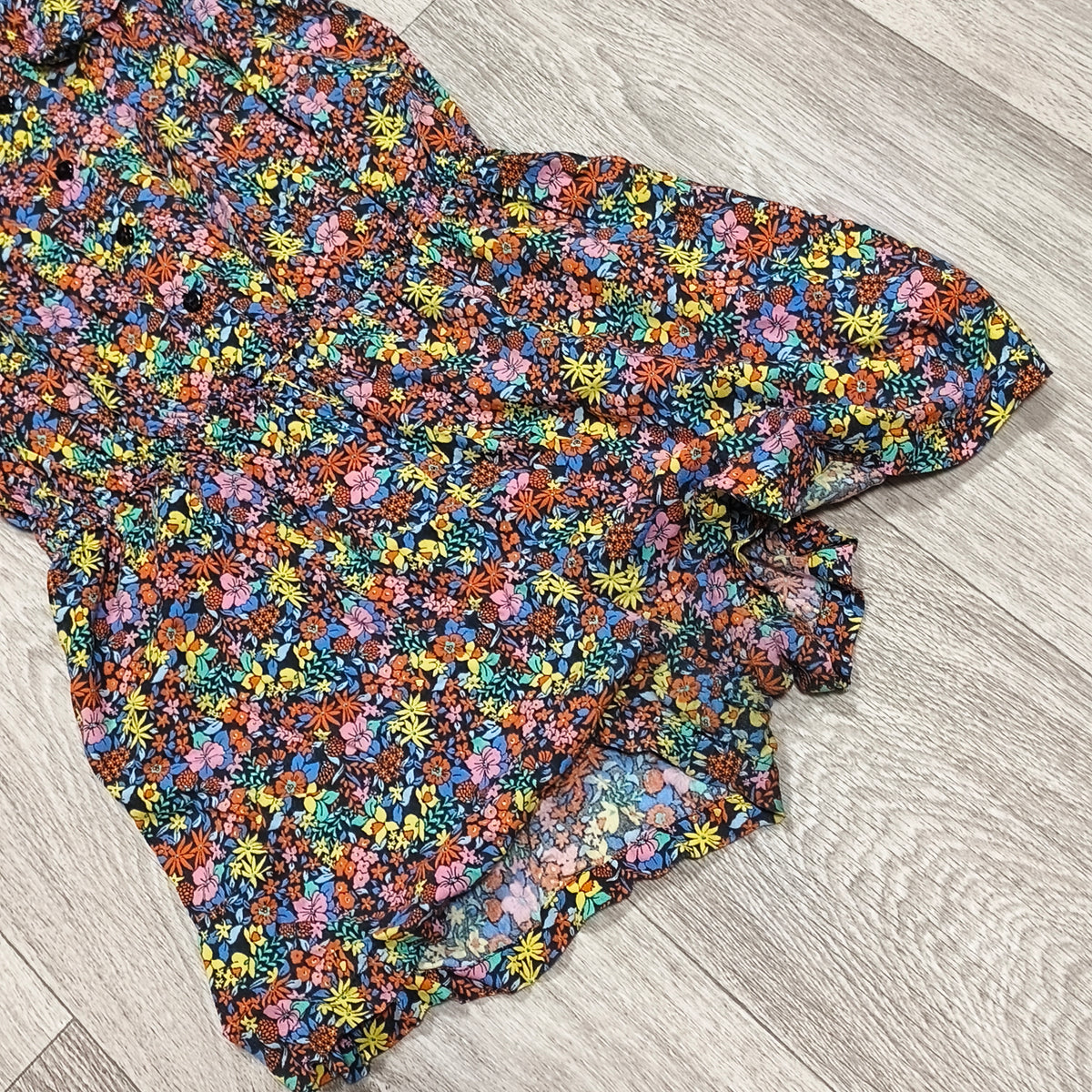 Next Girls Floral Romper Playsuit 12 Years 152cm Off Shoulder Viscose Summer