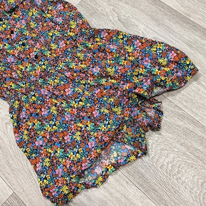 Next Girls Floral Romper Playsuit 12 Years 152cm Off Shoulder Viscose Summer
