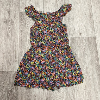 Next Girls Floral Romper Playsuit 12 Years 152cm Off Shoulder Viscose Summer