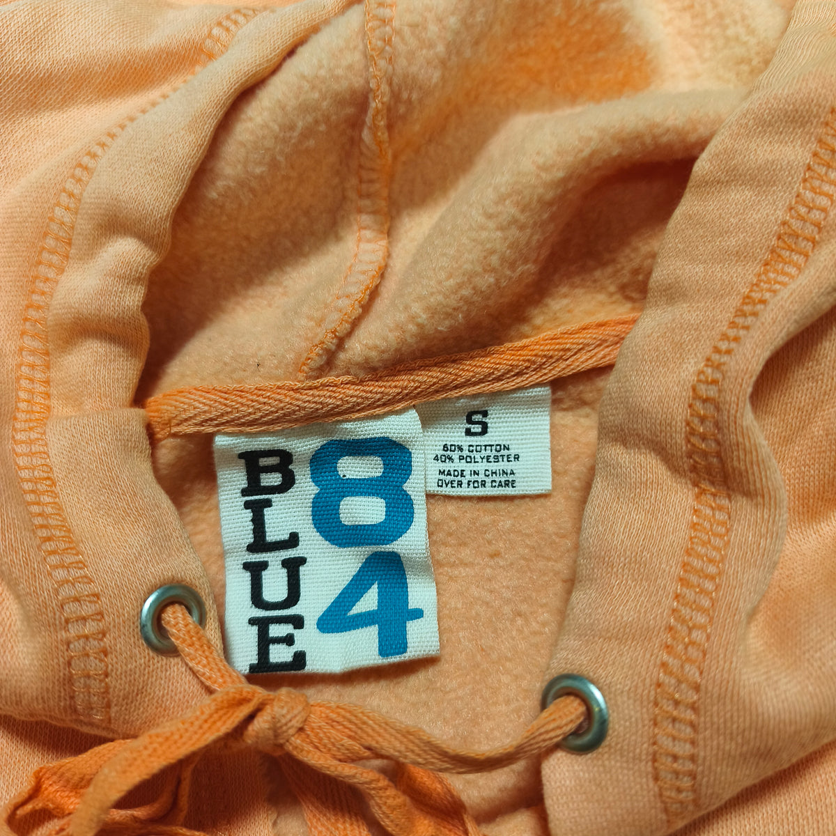 Blue 84 Grand Teton National Park Hoodie Sweatshirt Orange Size S Moose Graphic