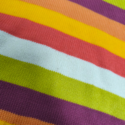 Lemon Kids Multicolor Striped Turtleneck Knit Sweater Size 104 Pullover