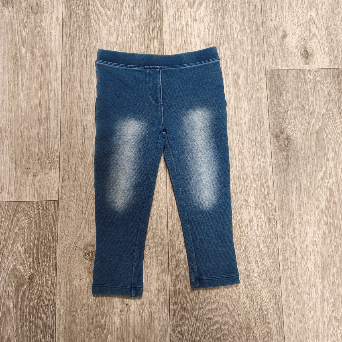 Lupilu Baby Girls Denim Look Jeggings Leggings Size 86/92 Blue Faded Stretch Pan