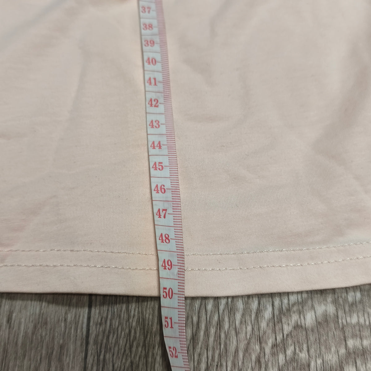 Womens Light Pink Short Sleeve T-Shirt Crew Neck Plain Basic Tee Casual Top