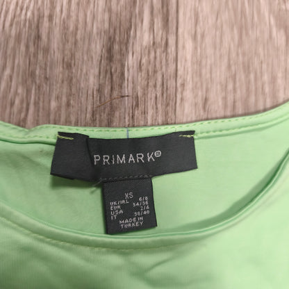 Primark Womens Light Mint Green Sleeveless High Neck Bodysuit Top Size XS US 2/4