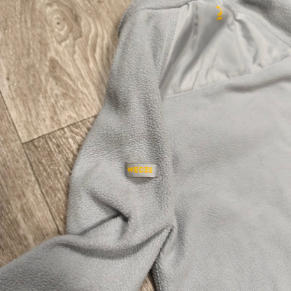 Wed'ze Decathlon Baby Fleece Suit Jumpsuit Overall Grey Yellow 24M 24 Months