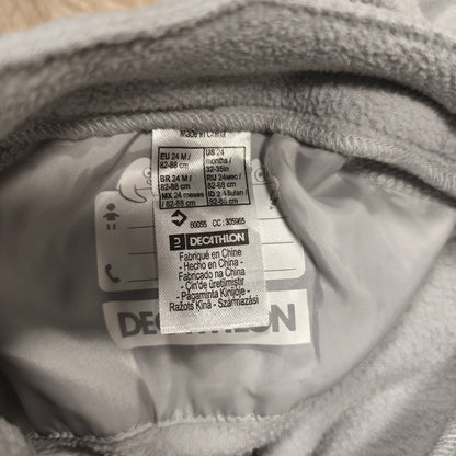 Wed'ze Decathlon Baby Fleece Suit Jumpsuit Overall Grey Yellow 24M 24 Months