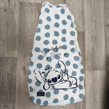 Disney Lilo Stitch Baby Sleeping Bag Sleep Sack Blue Polka Dot Goodnight Stars